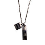 Louis Vuitton Collier Damier Colors Necklace Silver — view 5