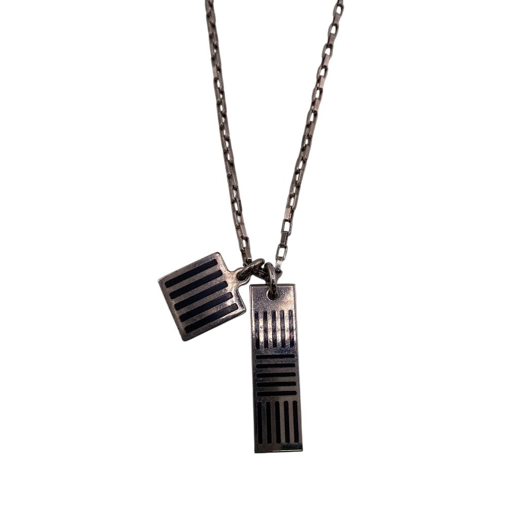 Louis Vuitton Collier Damier Colors Necklace Silver — view 5