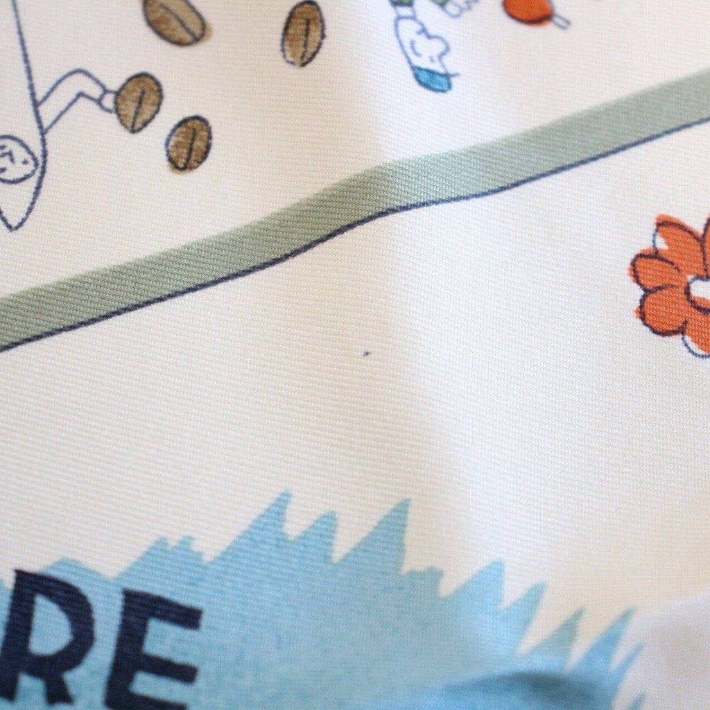 Hermes Carre 45 Scarf Gavroche Return to Green Silk — view 7