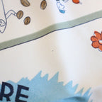 Hermes Carre 45 Scarf Gavroche Return to Green Silk — view 7