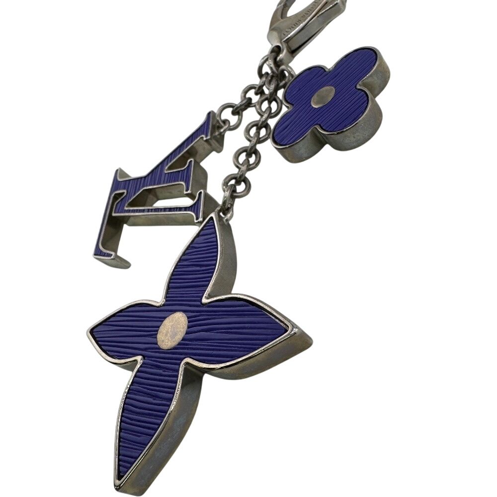 Louis Vuitton Key Holder Ring Bijou Sac Full Dou Epi Charm Purple — view 5