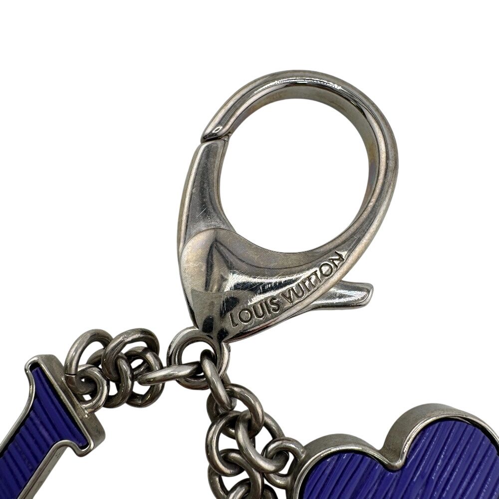 Louis Vuitton Key Holder Ring Bijou Sac Full Dou Epi Charm Purple — view 8