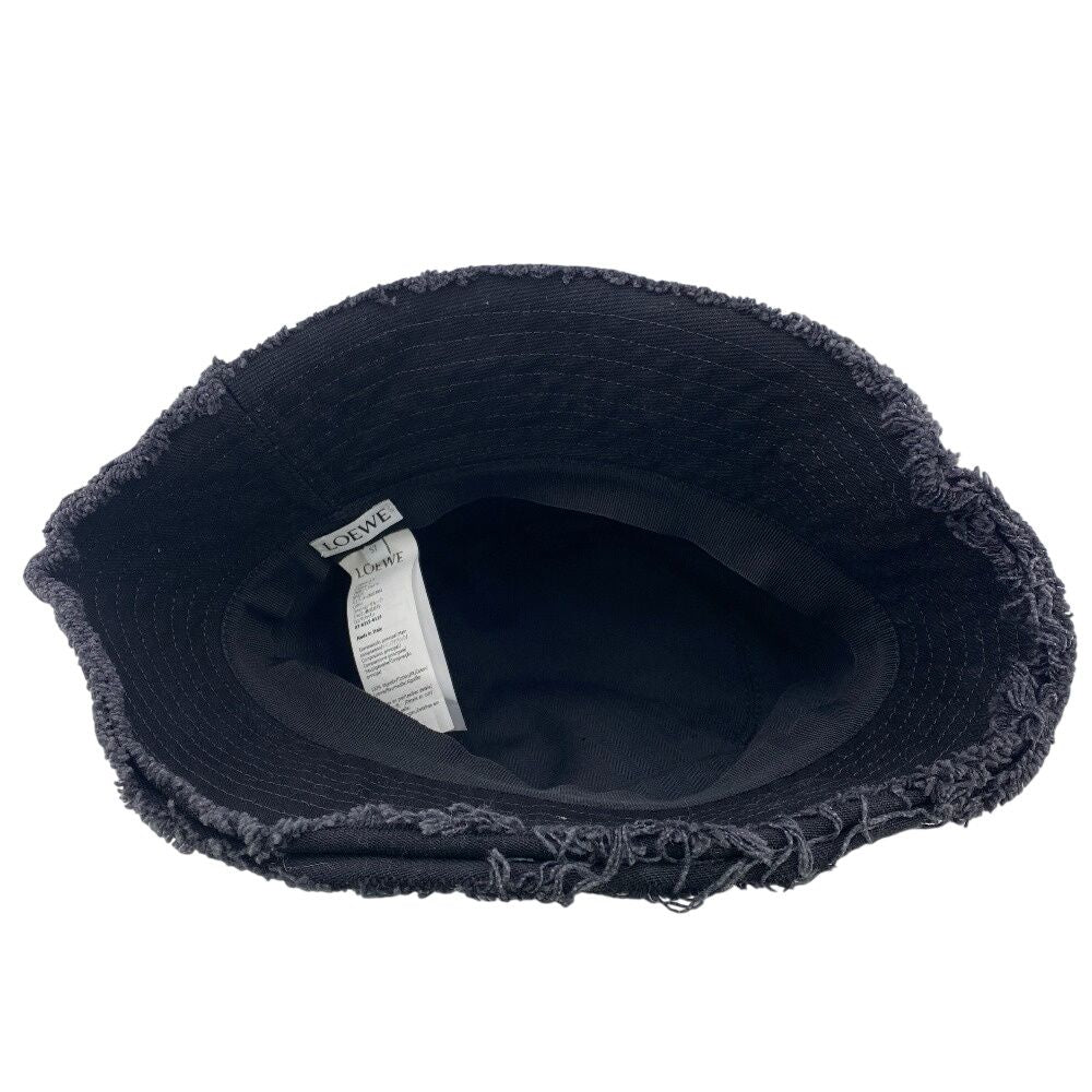 Loewe Logo Fringe Hat Black — view 7