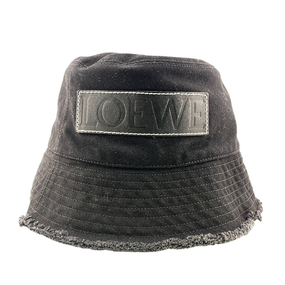 Loewe Logo Fringe Hat Black — view 2