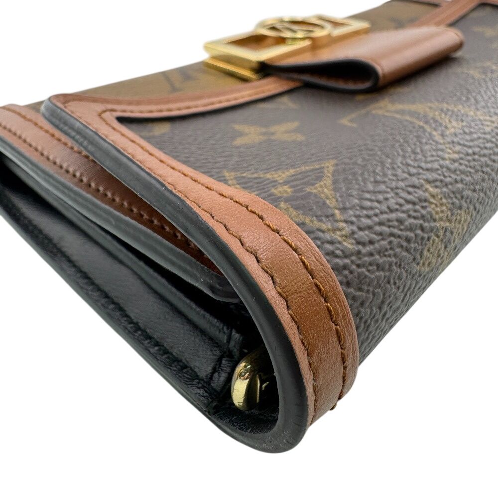 Louis Vuitton Portefeuille Sarah Long Wallet Brown — view 3