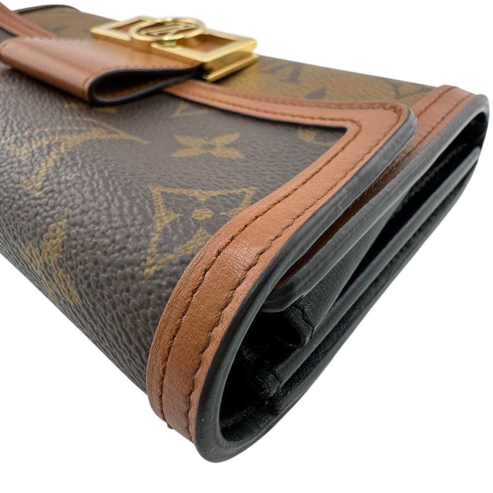 Louis Vuitton Portefeuille Sarah Long Wallet Brown — view 6