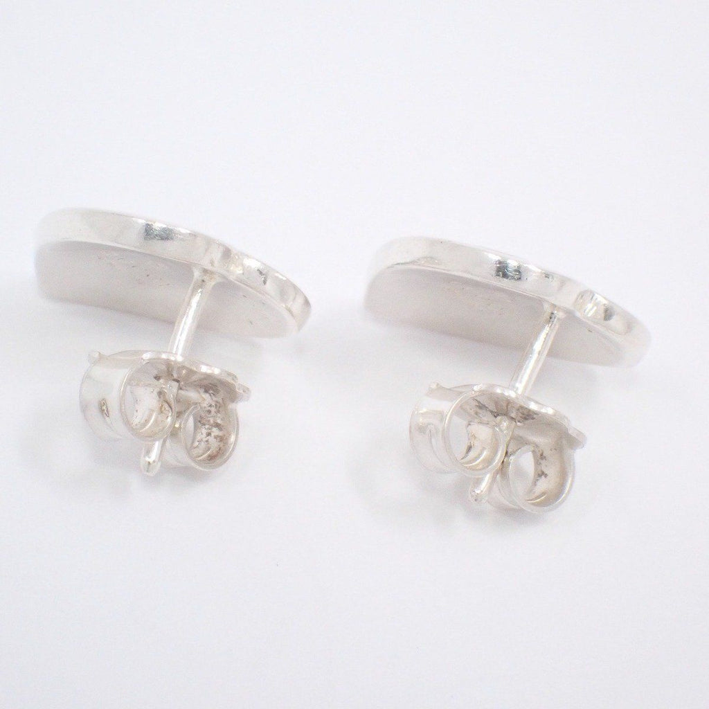 Gucci Interlocking Heart Earrings Enamel Blue — view 3