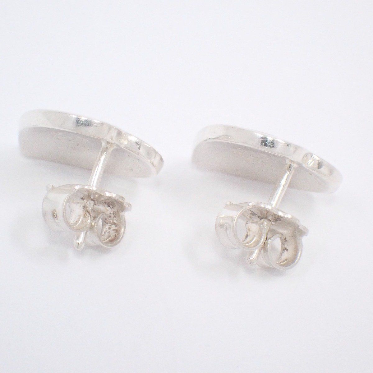 Gucci Interlocking Heart Earrings Enamel Blue — view 3