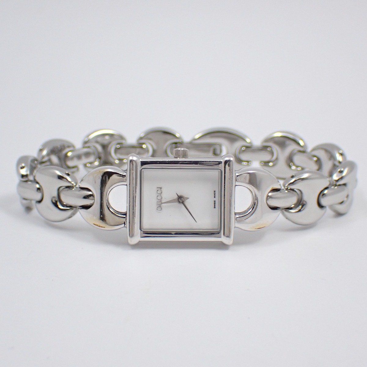 Gucci Quartz Watch Silver Color White Dial with 2 — view 2