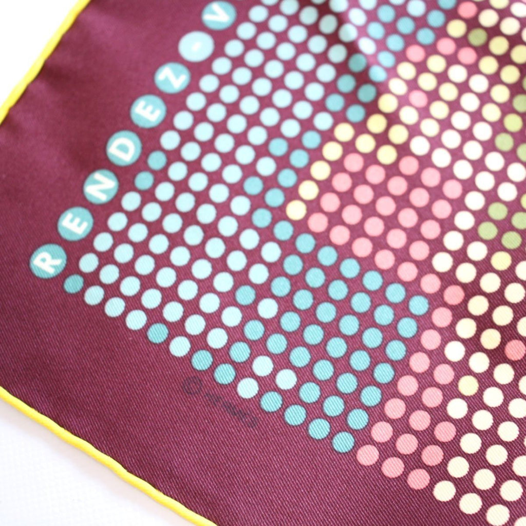Hermes Carre 70 Scarf Rendez Vous AU 24 See You — view 7