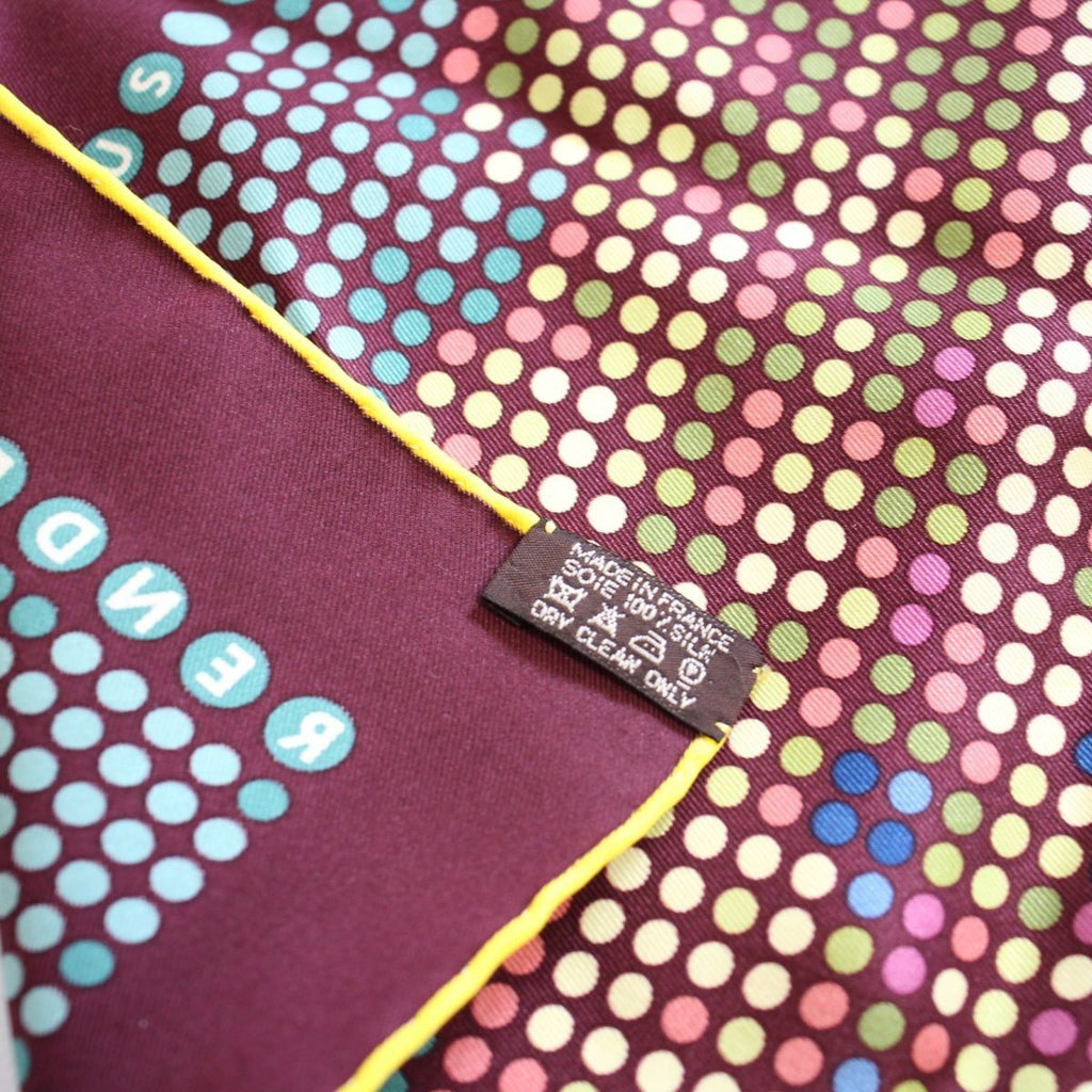 Hermes Carre 70 Scarf Rendez Vous AU 24 See You — view 8