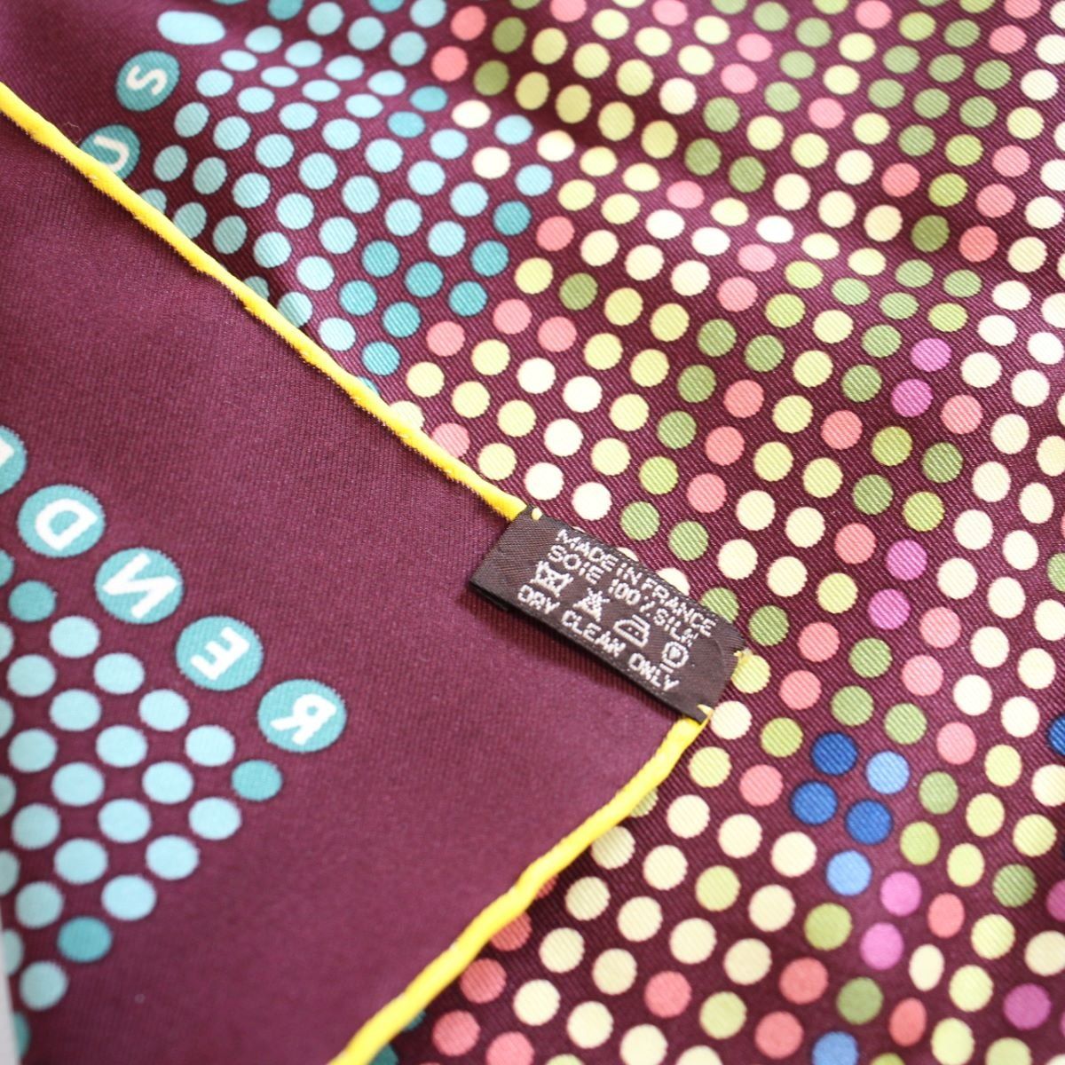 Hermes Carre 70 Scarf Rendez Vous AU 24 See You — view 8