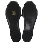 Chanel CC Logo Quilted Leather Black Mule — view 5