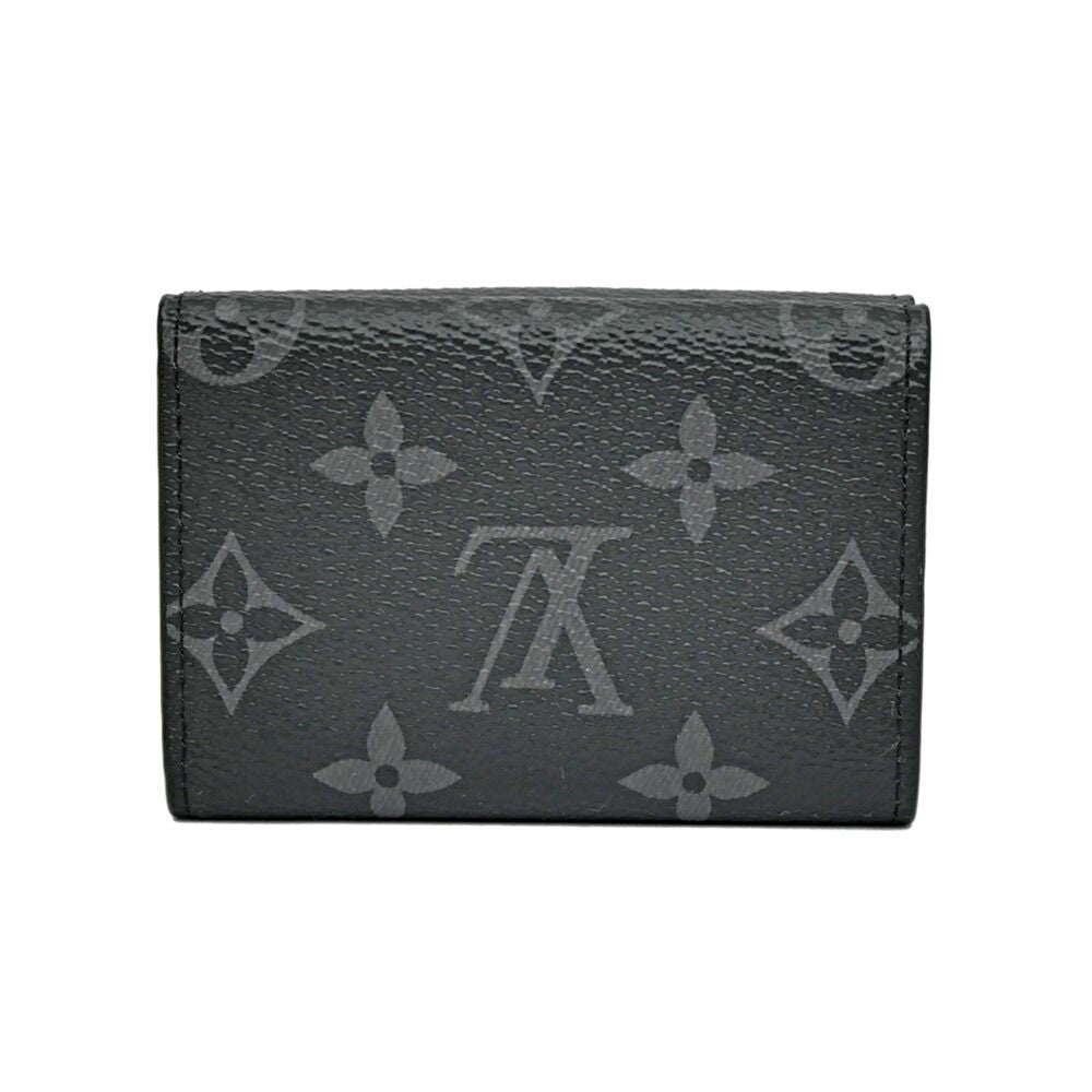 Louis Vuitton Discovery Compact Wallet Monogram Eclipse Gray Black — view 2