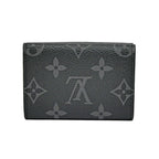 Louis Vuitton Discovery Compact Wallet Monogram Eclipse Gray Black — view 2