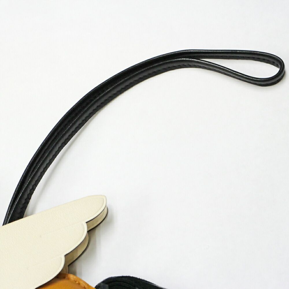 Hermes Pegasus MM Sesame Nata Black Bag Charm Leather — view 7
