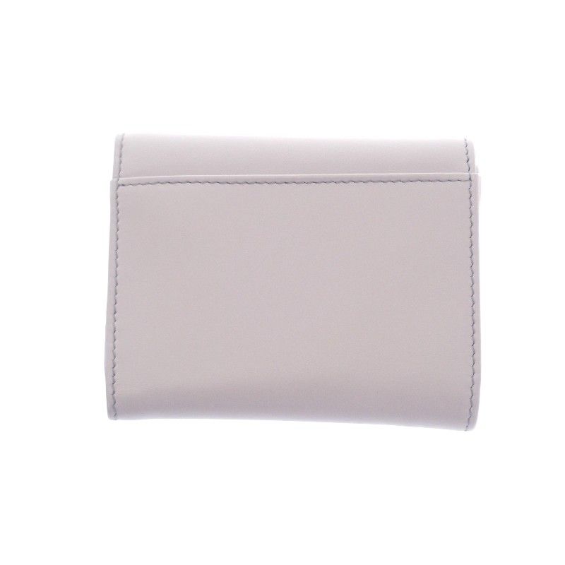 Prada City Calf Tab Wallet Trifold Purple Glycine Gold — view 4