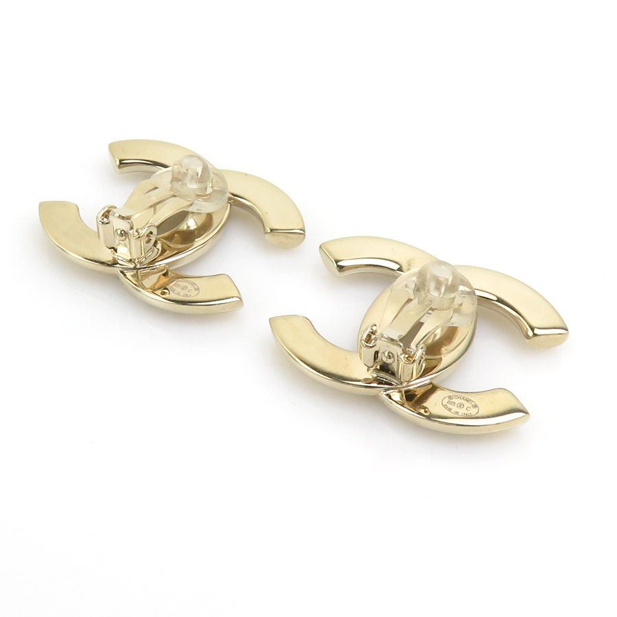 Chanel Earrings Gold — view 4