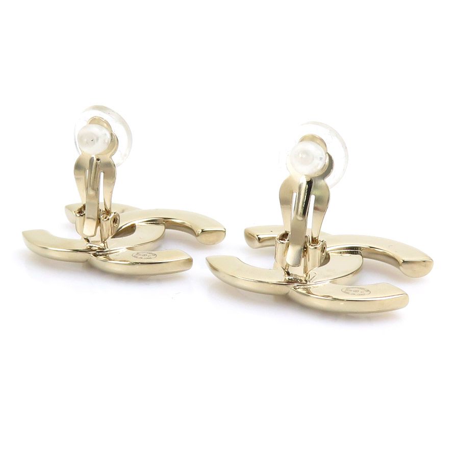Chanel Earrings Gold — view 6