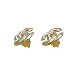 Chanel Vintage Earrings CC Logo Gold — view 4