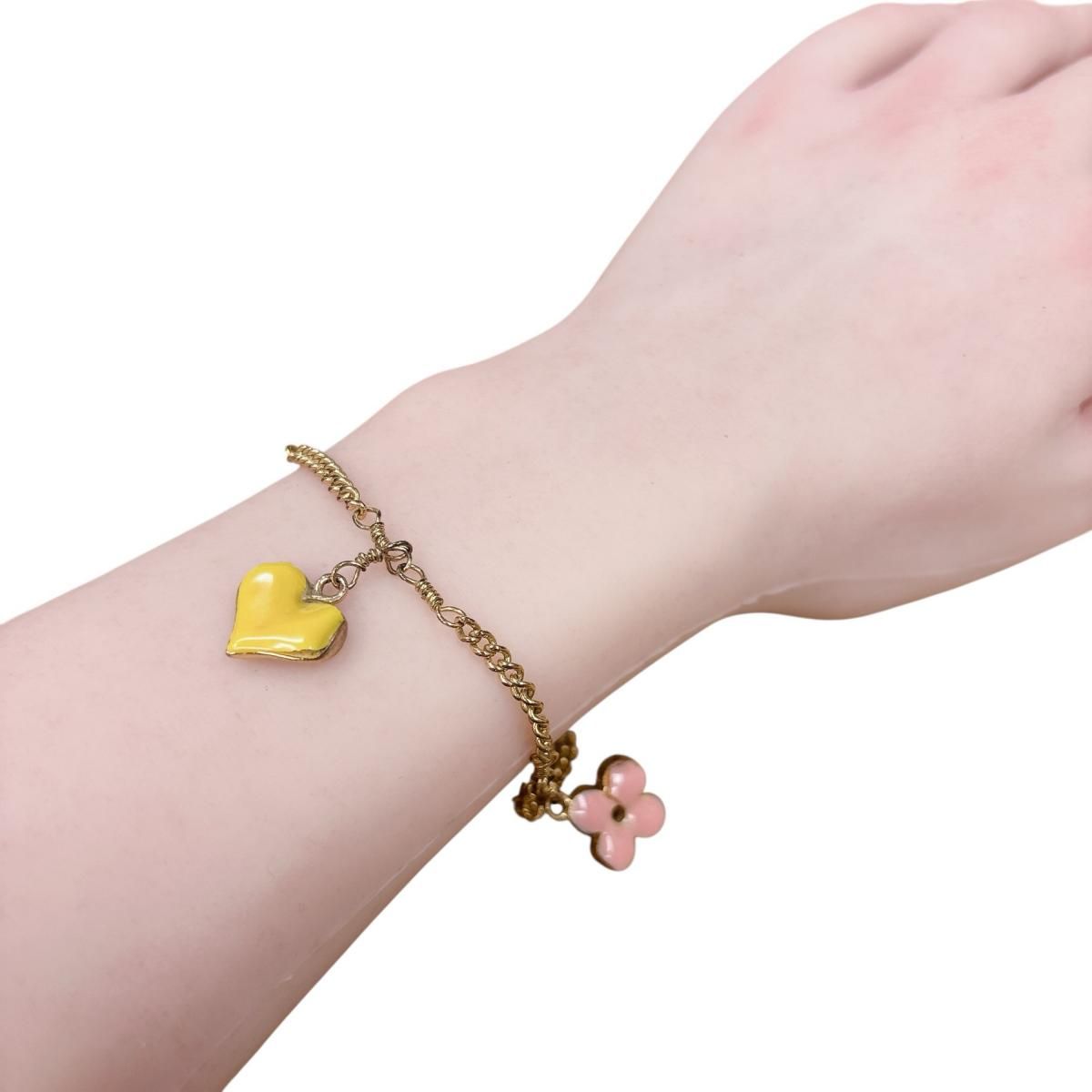 Louis Vuitton Sweet Monogram Bracelet Gold — view 3