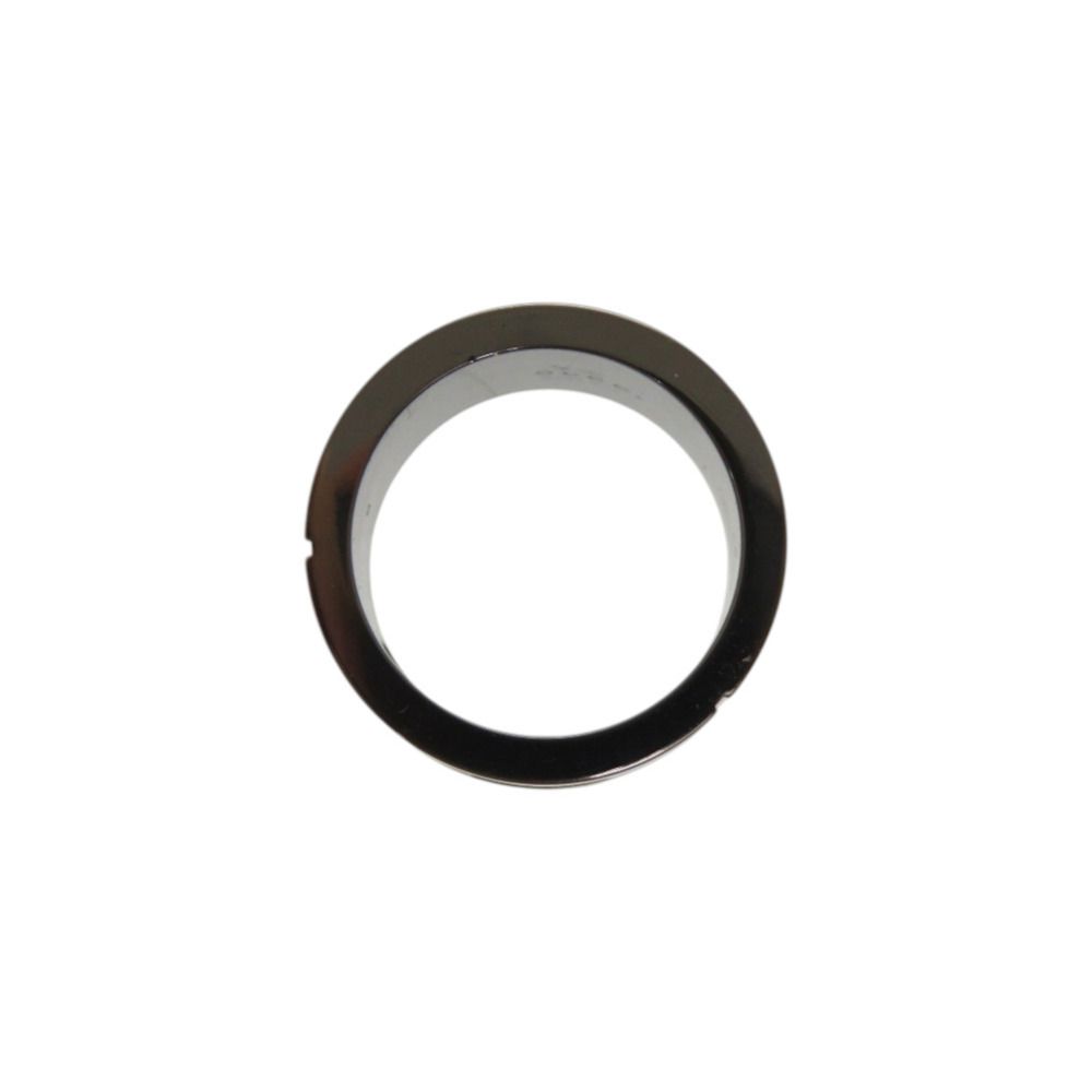 Gucci Logo Cutout Gunmetal Ring — view 4