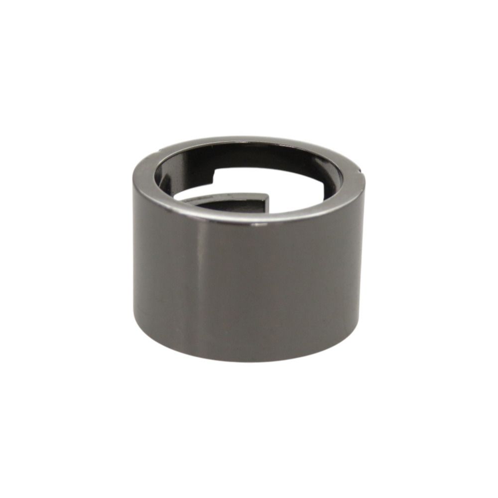 Gucci Logo Cutout Gunmetal Ring — view 2