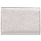 Louis Vuitton Portefeuille Lock Mini Leather Silver Trifold Wallet LV — view 3