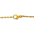 Hermes Mini Pop Motif Necklace Pendant Gold Rose — view 3