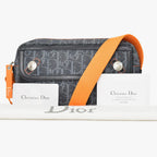 Dior Flight Line Bag Trotter Pattern Silver