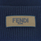 Fendi Wool Vinyl Knit Cap Black — view 5