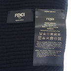 Fendi Wool Vinyl Knit Cap Black — view 6