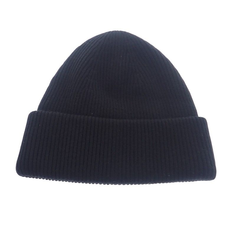 Fendi Wool Vinyl Knit Cap Black — view 2