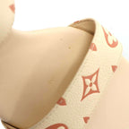 Louis Vuitton Silhouette Line Mule Monogram Empreinte Sandals Beige Pink 36.5 — view 7