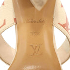 Louis Vuitton Silhouette Line Mule Monogram Empreinte Sandals Beige Pink 36.5 — view 6