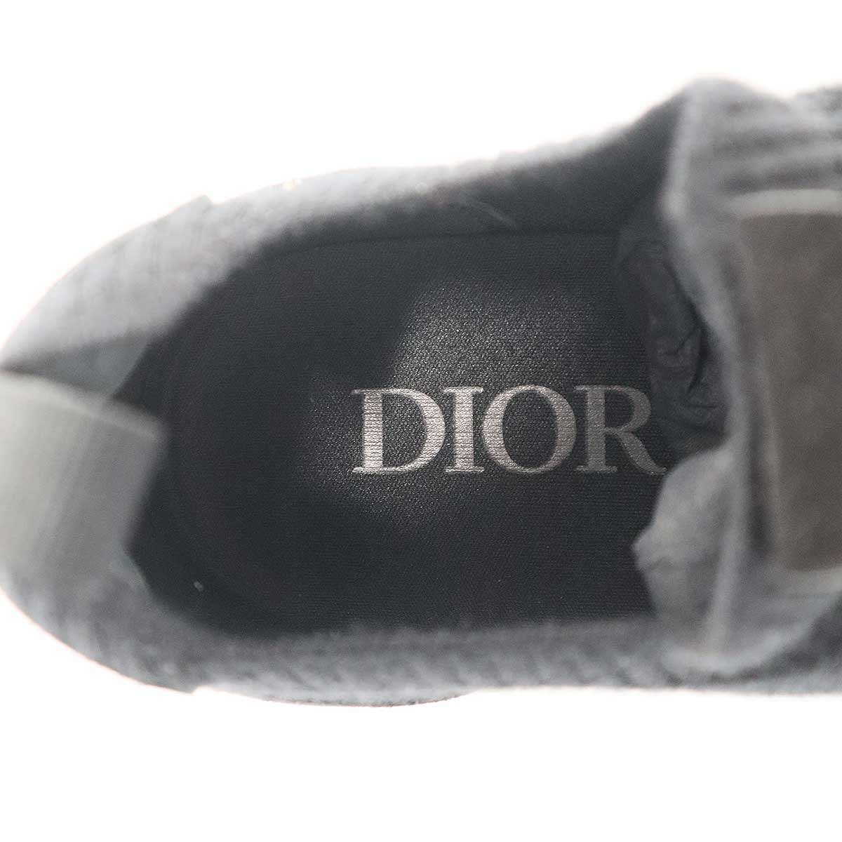 Dior Cannage Cashmere Wool Lounge Sneakers Black 41 — view 5