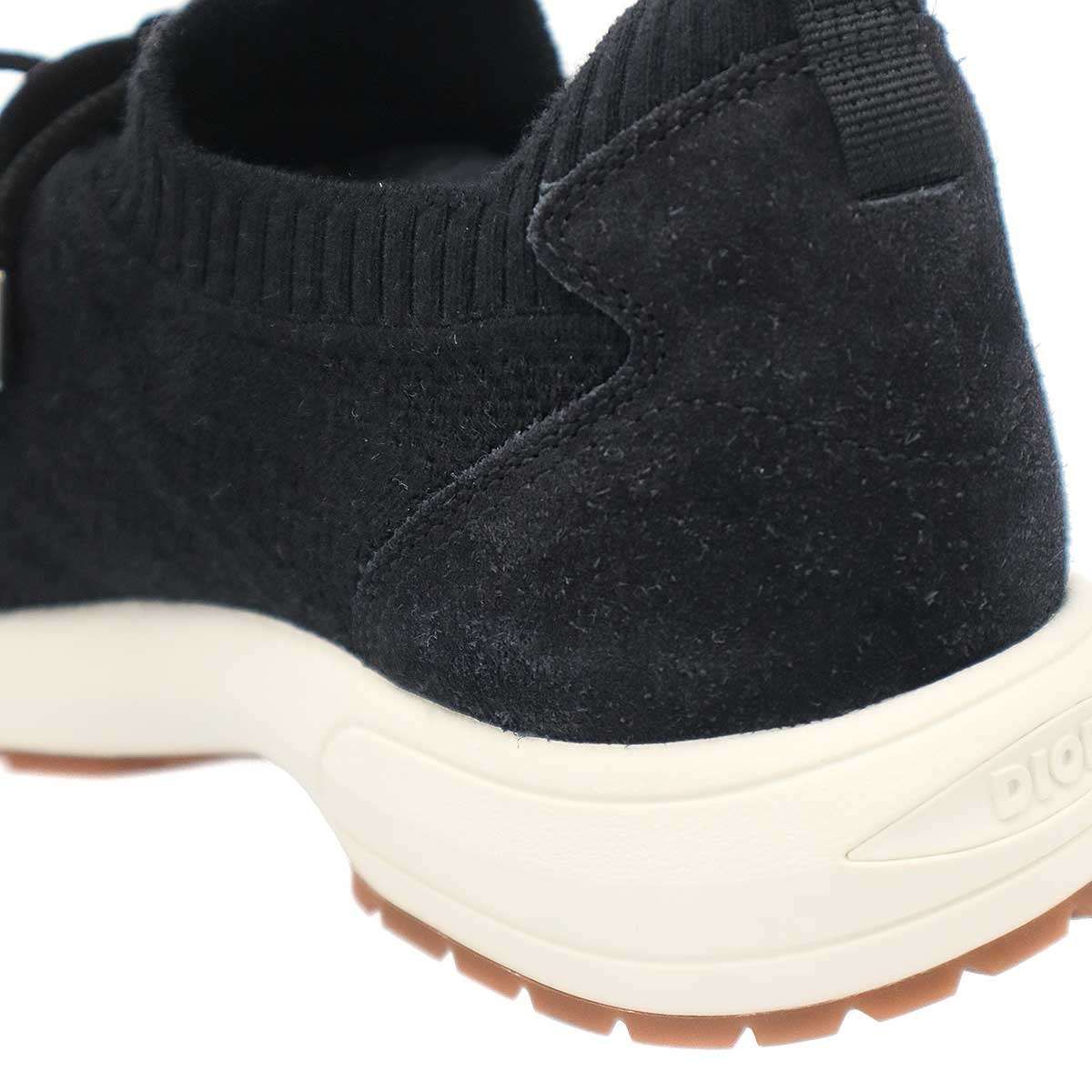 Dior Cannage Cashmere Wool Lounge Sneakers Black 41 — view 7