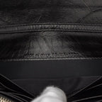 Diorama Chain Wallet Shoulder Bag Black White Leather Dior — view 6