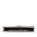Diorama Chain Wallet Shoulder Bag Black White Leather Dior — view 3
