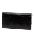 Diorama Chain Wallet Shoulder Bag Black White Leather Dior — view 2