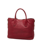 Prada Tote Shoulder Bag 2-Way Red Leather — view 2