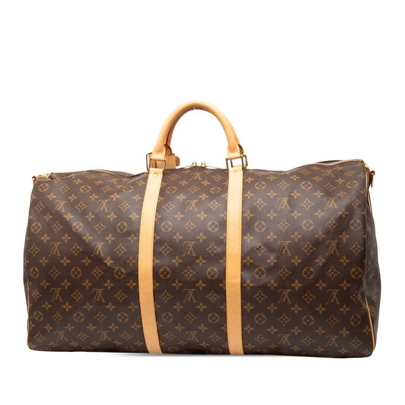 Louis Vuitton Monogram Keepall Bandouliere 60 Boston Bag 2-Way — view 2