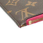 Louis Vuitton Monogram Neverfull PM Attached Pouch Brown Leather — view 7