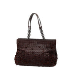 Bottega Veneta Intrecciato Chain Tote Brown Leather — view 2