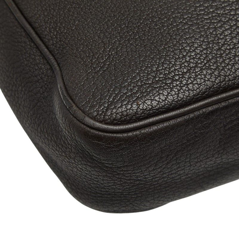 Prada Crossbody Shoulder Bag Brown Leather — view 7