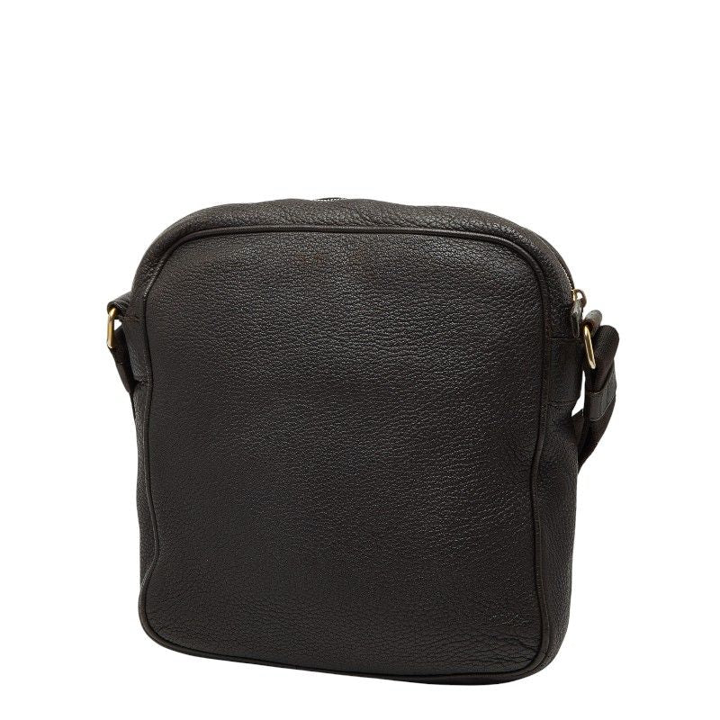 Prada Crossbody Shoulder Bag Brown Leather — view 2