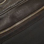 Prada Crossbody Shoulder Bag Brown Leather — view 9