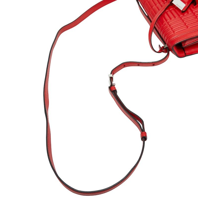 Loewe Barcelona 23 Crossbody Shoulder Bag Red Leather — view 9