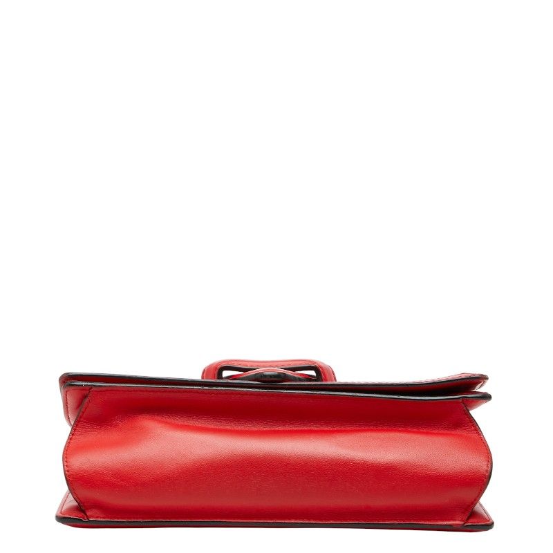Loewe Barcelona 23 Crossbody Shoulder Bag Red Leather — view 3