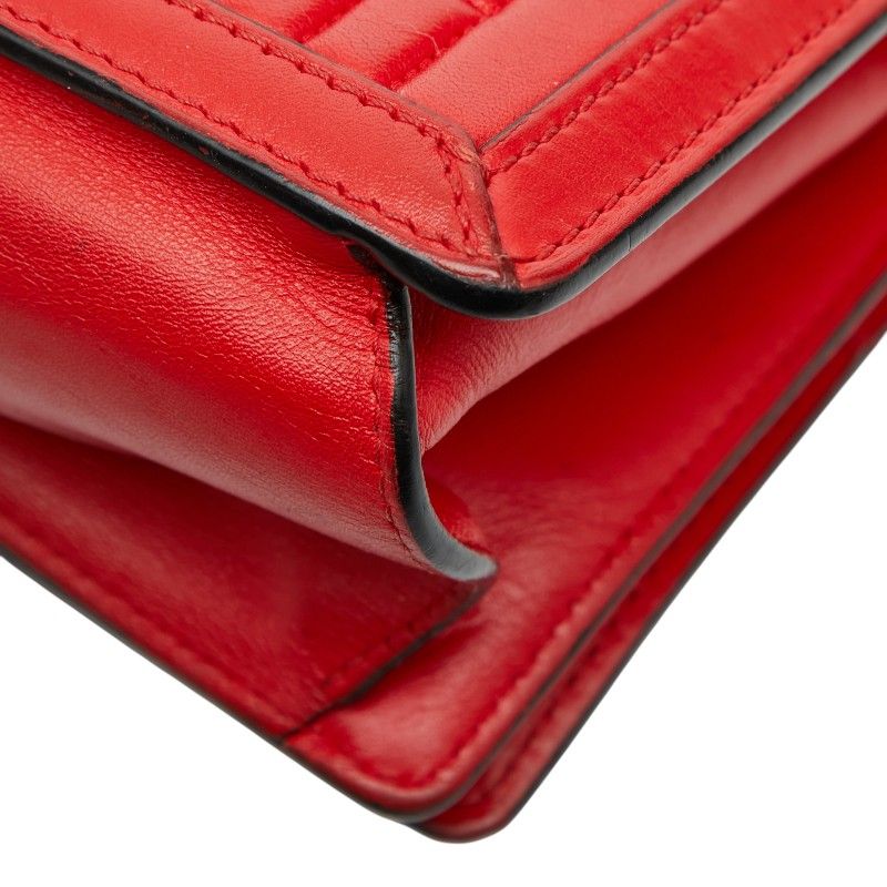 Loewe Barcelona 23 Crossbody Shoulder Bag Red Leather — view 6